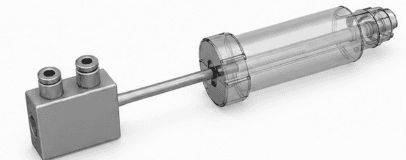 Jet Cool Profile Core Pin assembled with jet cooler for HPDC die