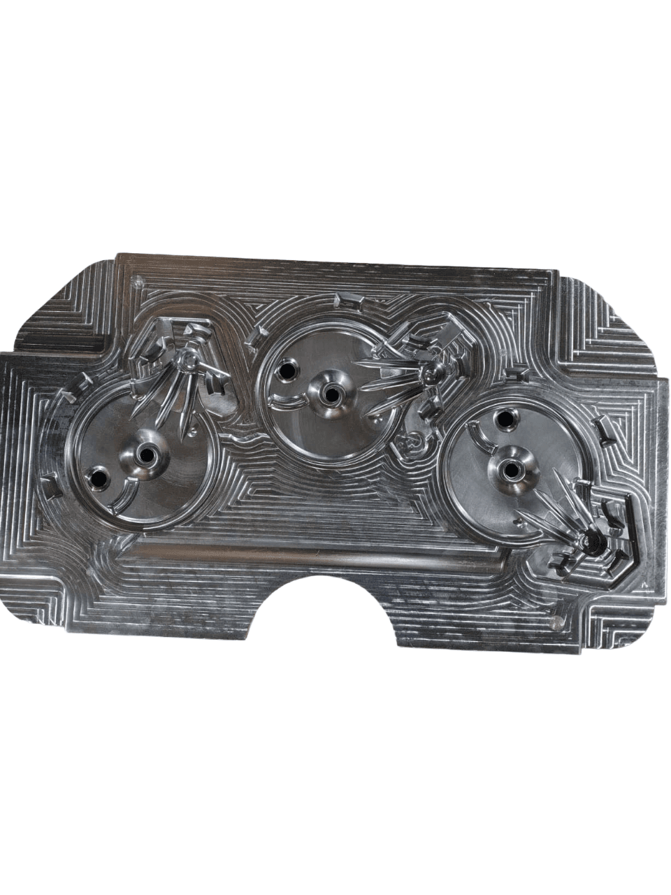 HPDC Insert manufactured from H-13 — vacuum hardened and nitrided